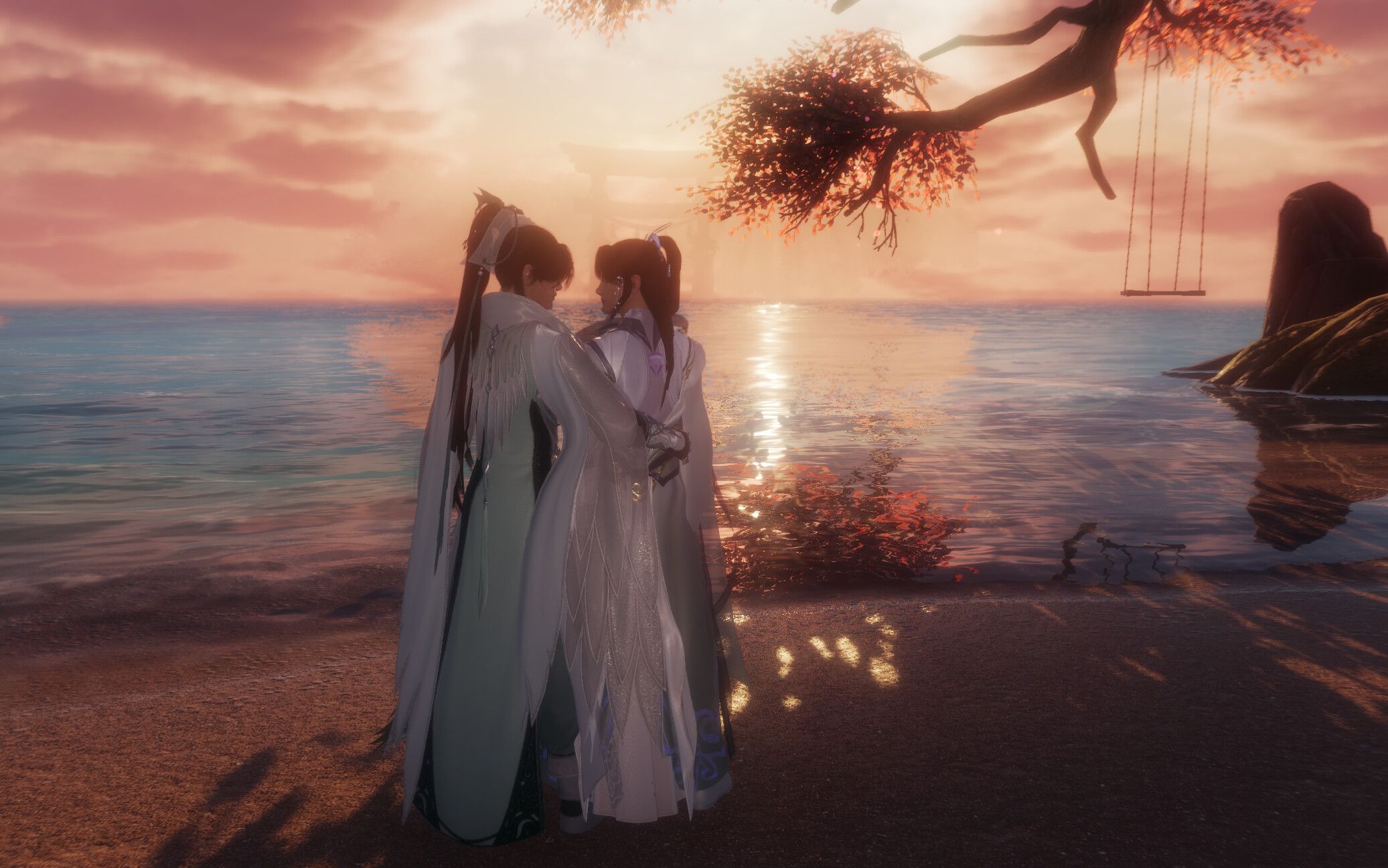 剑网三琴伞伞伞坐船头鸽鸽岸上走74番外1