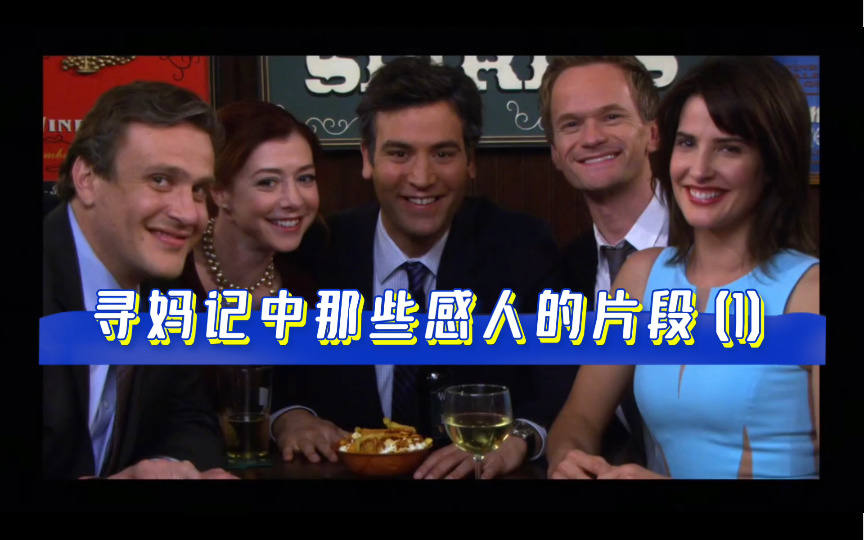 【HIMYM】寻妈记感人时刻盘点(一)哔哩哔哩bilibili