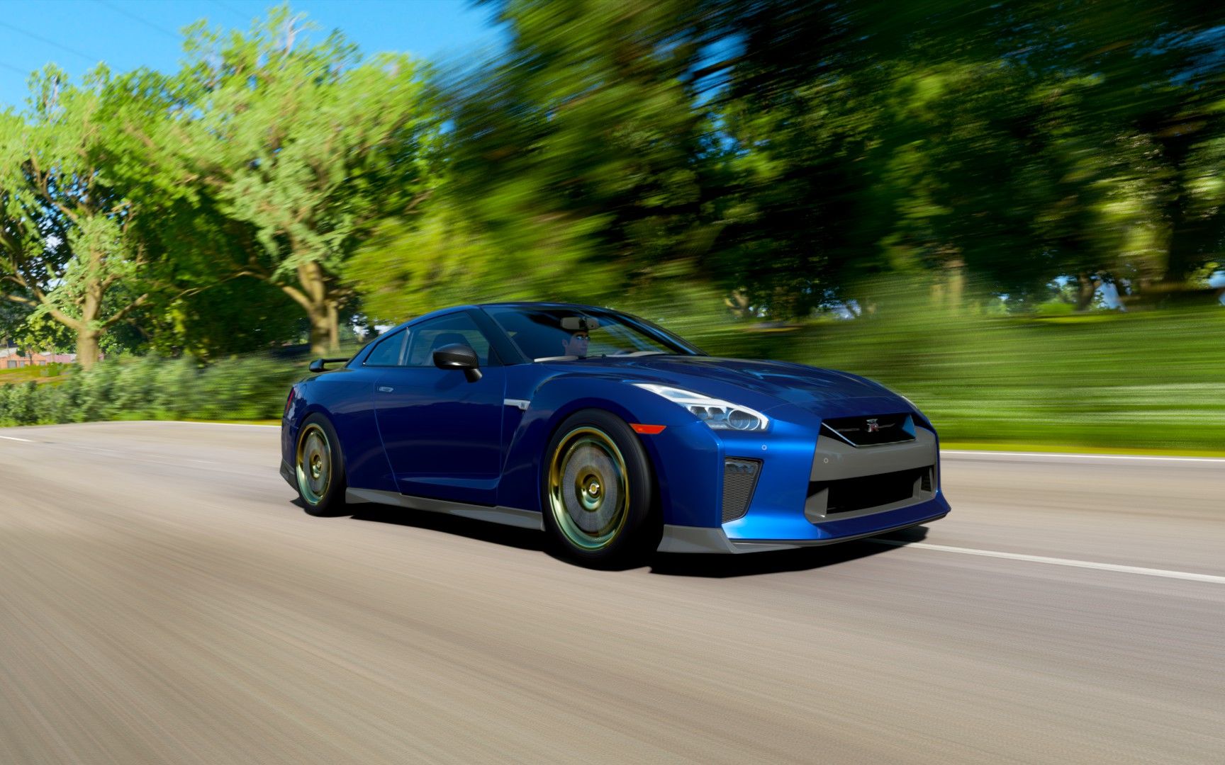 地平线4—战神gtr r35 夜晚飙车,弹射起步