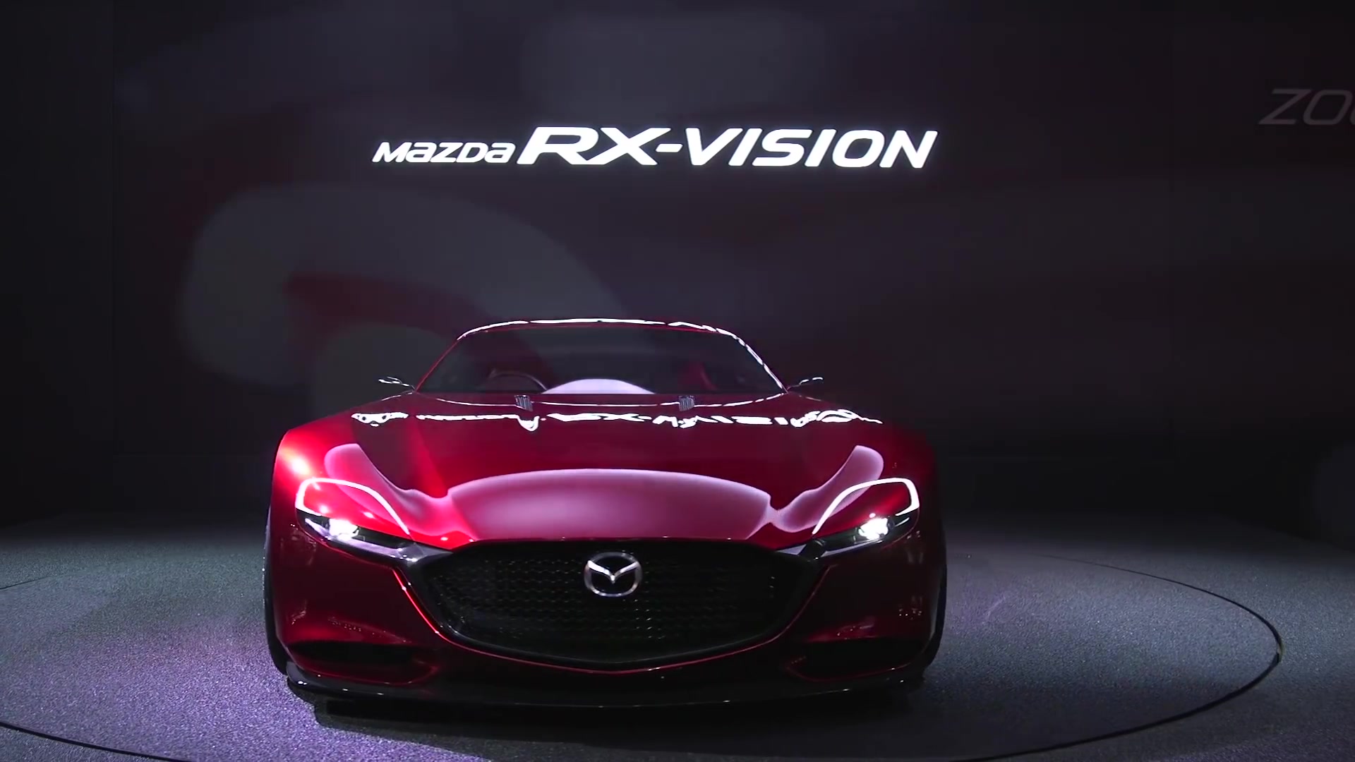 马自达rx-vision concept 360°展示