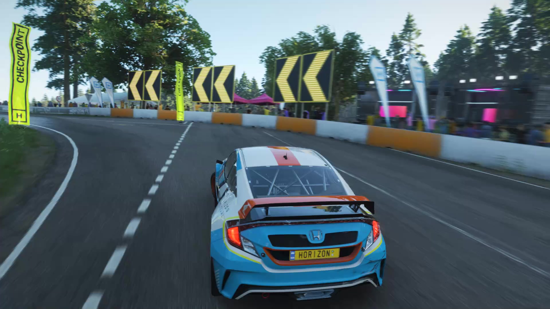 forza horizon 4 格林代尔俱乐部环道 honda civic coupe grc (菜鸟)