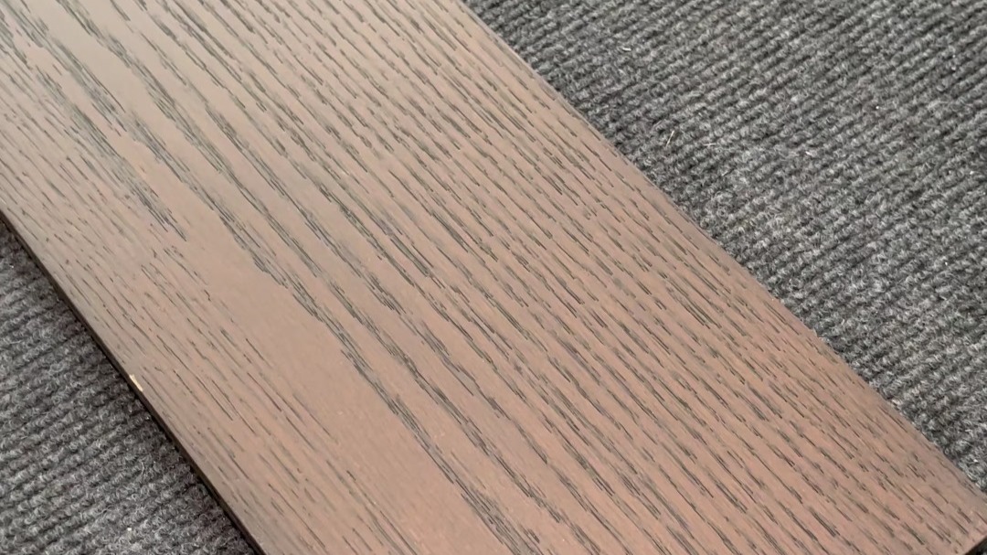 橡木实木护墙板质检试组装