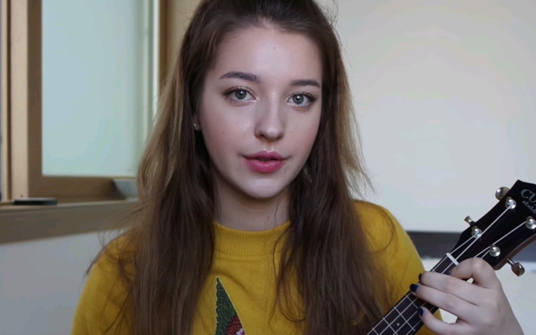 angelina danilova小姐姐俄语聊天 英文弹唱