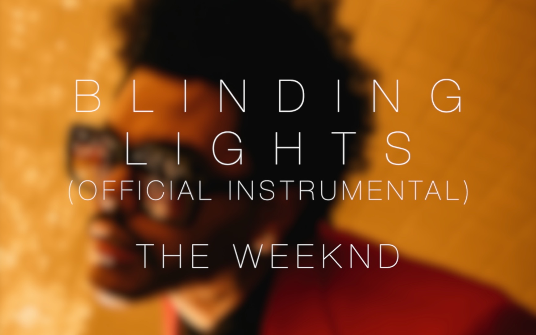 the weeknd - blinding lights (official instrumental)