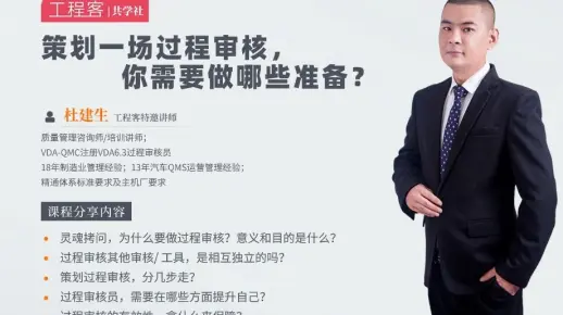 策划一场过程审核，你需要做哪些准备？