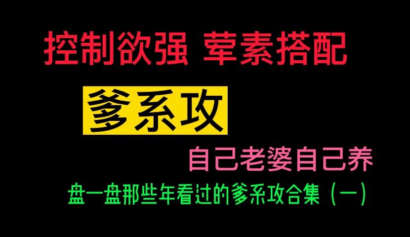 【爹系攻】文中很吸引人的人设,控制欲强,能力强大,自己的老婆自己养,调教成自己喜欢的模样!!!哔哩哔哩bilibili