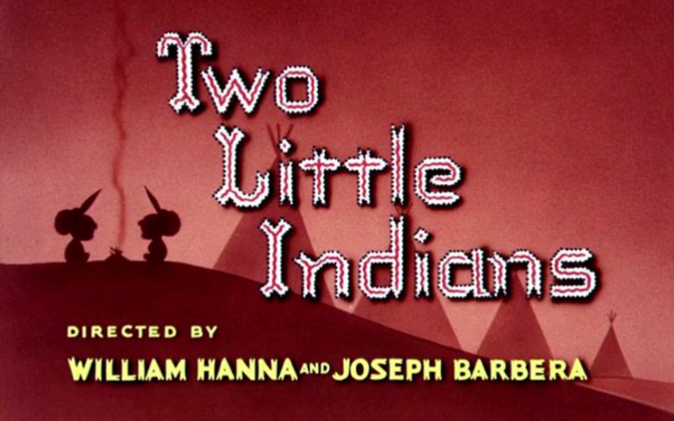 猫和老鼠两个小印第安 two little indians.1953.原版标题卡