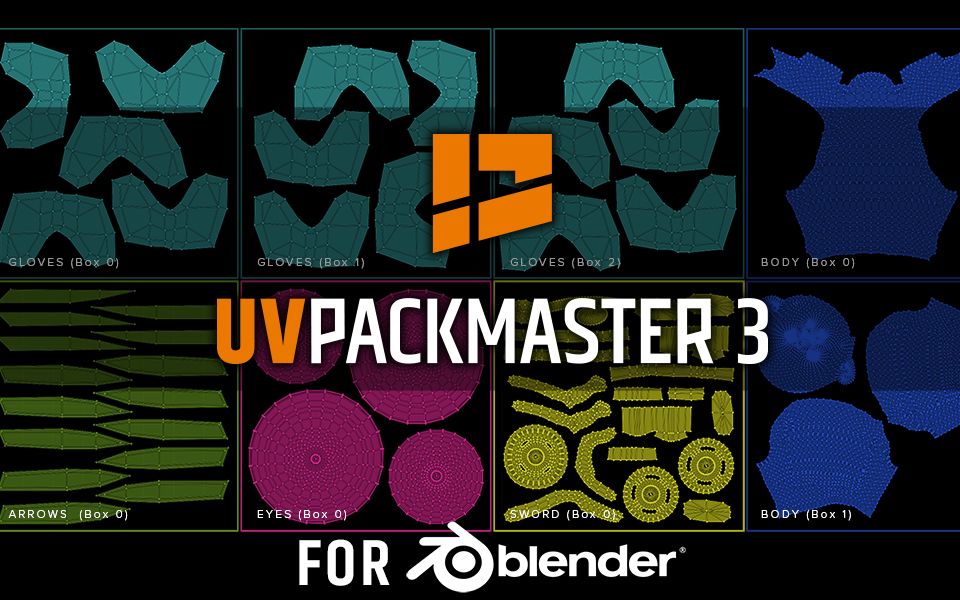 iBlender中文版插件 Uvpackmaster 3 最新中文汉化版安装使用入门教程 UVP 最高效 UV 打包 Blender插件哔哩哔哩bilibili