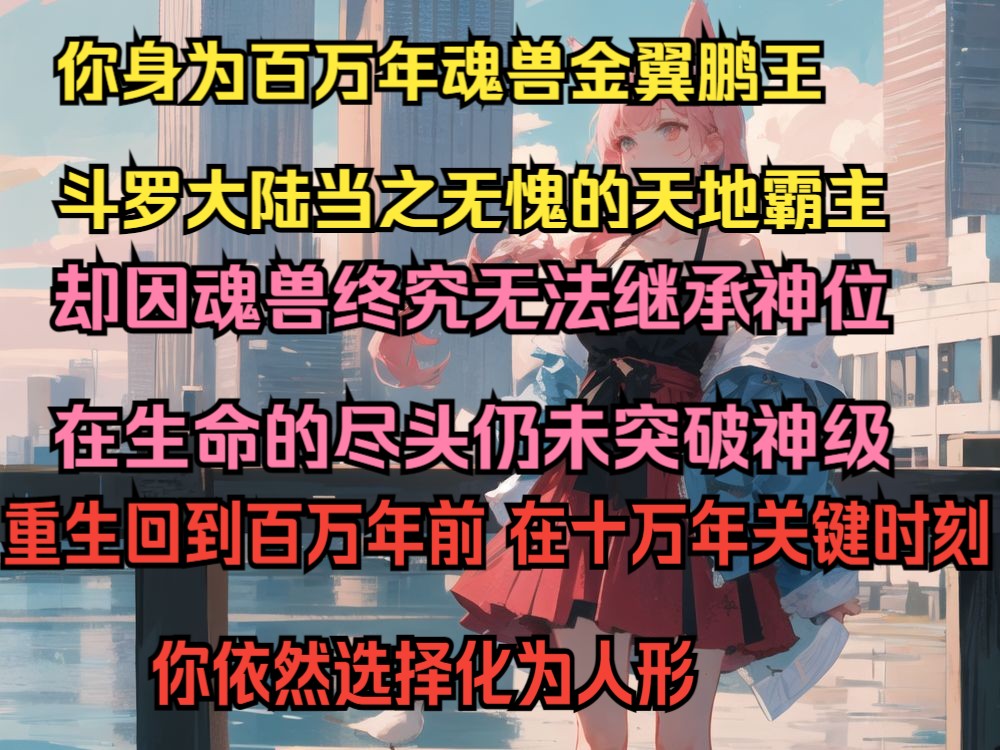 [图]你身为百万年魂兽金翼鹏王，斗罗大陆当之无愧的天地霸主，却因魂兽终究无法继承神位，在生命的尽头仍未突破神级，命运给你机会，重生回到百万年前