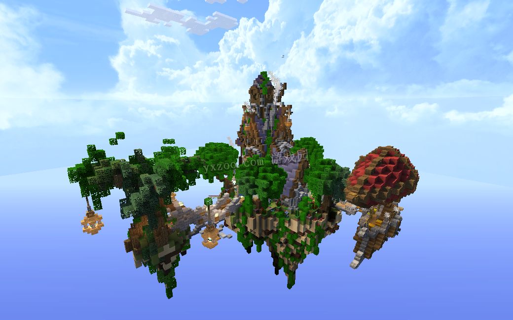 我的世界 空岛生存第1期 刷怪刷到家了