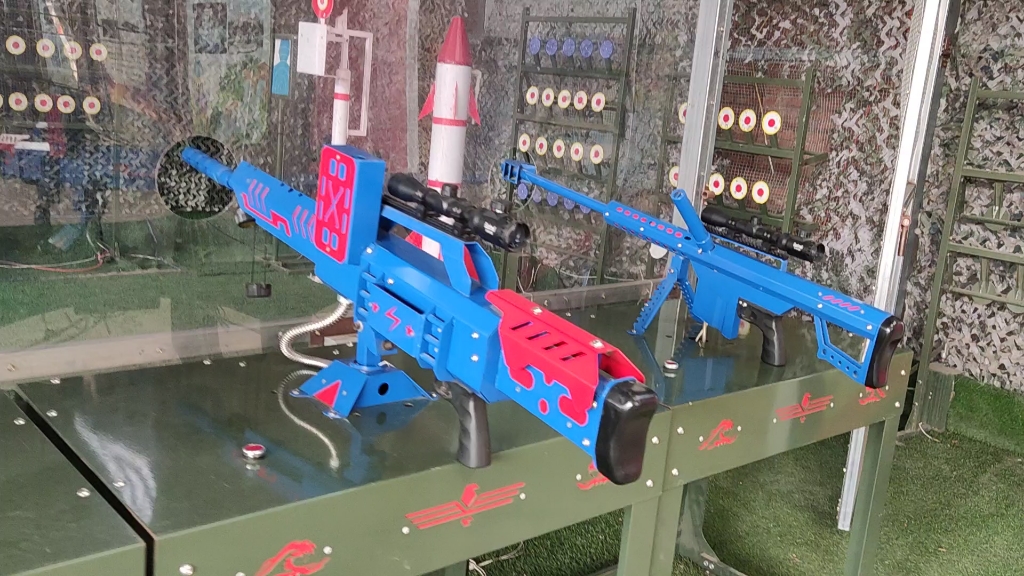 游乐气炮枪射击馆应该如何搭配款式?