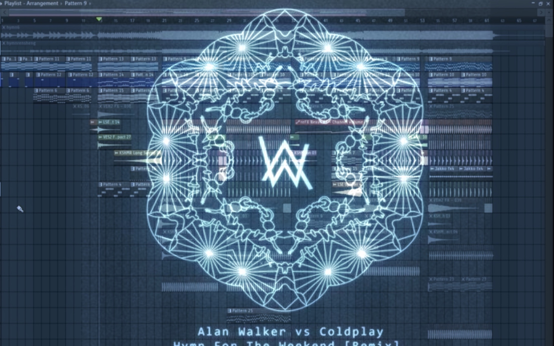 [图]Hymn For The Weekend—Alan Walker & Coldplay（FL Studio Remake)