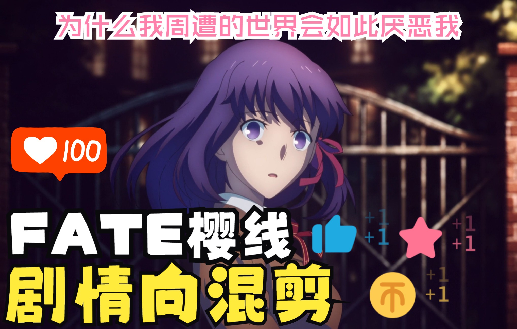 [图]为什么我周遭的世界，会如此地厌恶我——FATE/STAY NIGHT樱线 剧场版 剧情向混剪