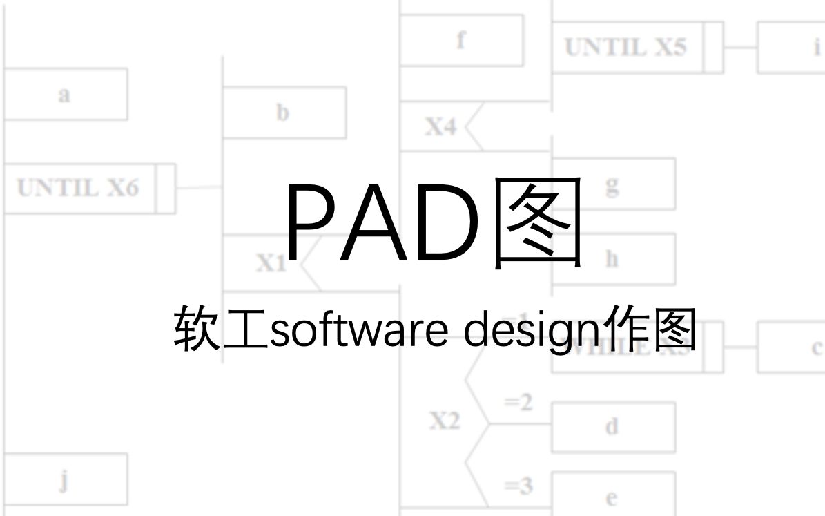 [软件工程]详解PAD图(problem analysis diagram)以及PAD与流程图的转化哔哩哔哩bilibili