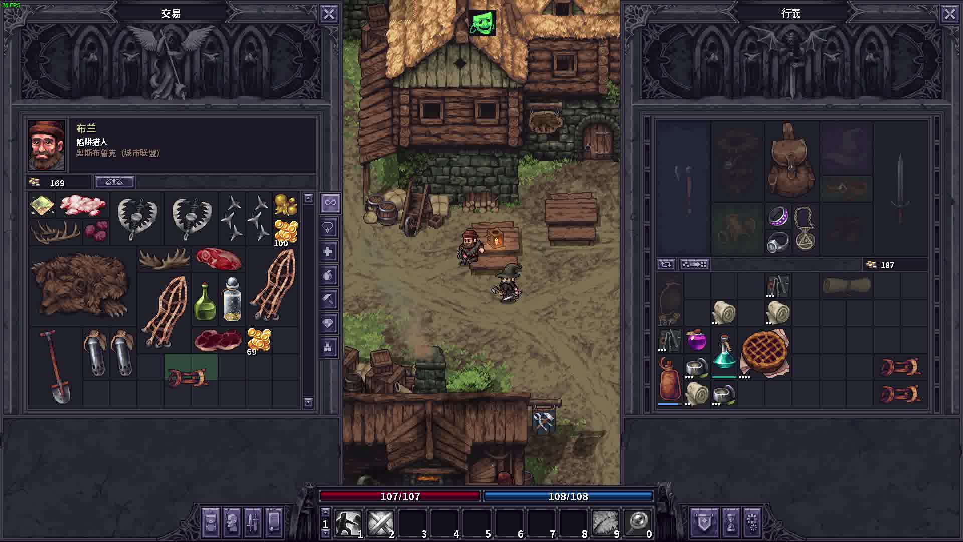 stoneshard早期版本紫色晶石全build流程合集一