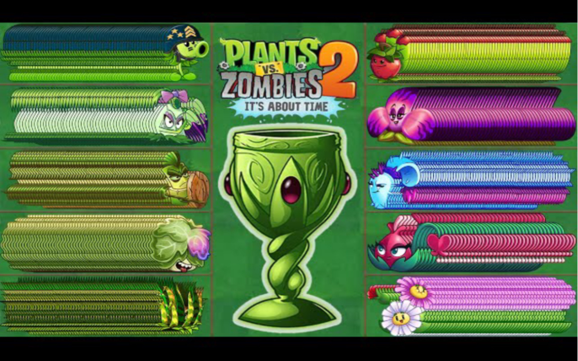 pvz2 各种植物叠加50颗 谁会赢?(困难版)-torllge
