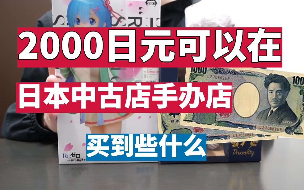 2000日元可以在日本中古店淘到些什么?75万日元的雷欧奥特曼?!哔哩哔哩bilibili