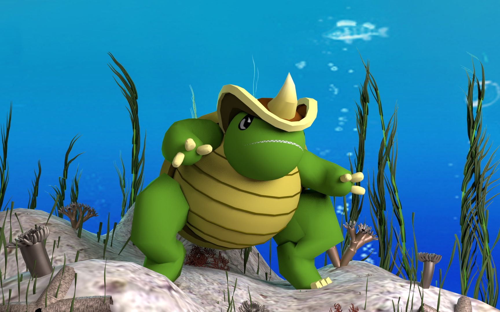 赛尔号-巴拉龟3d制作