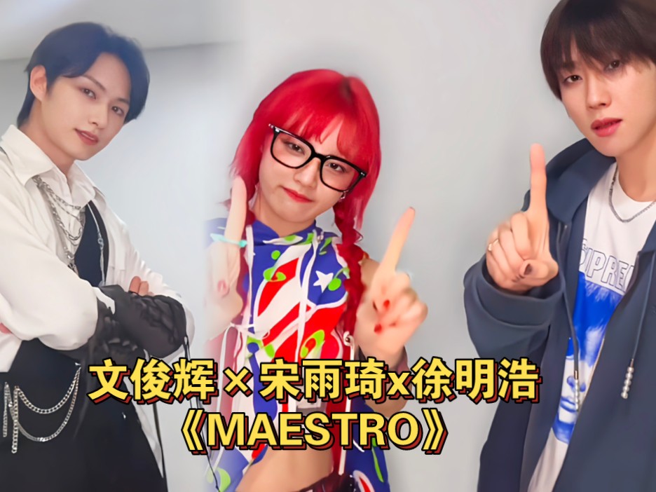 文俊辉×宋雨琦x徐明浩《maestro》