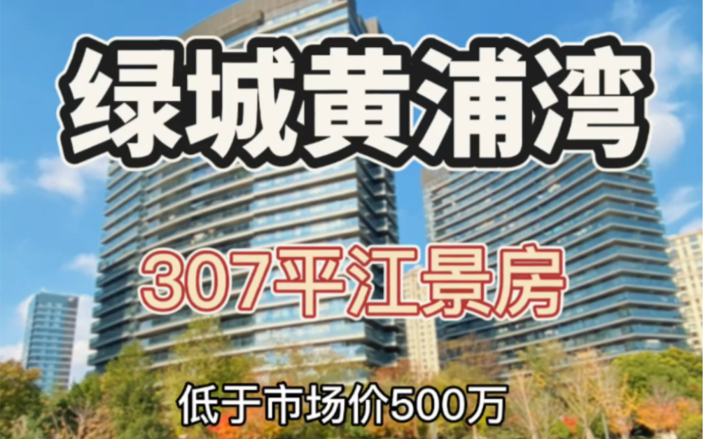 低于市场价500W《绿城黄浦湾》高区江景4房307平,两南两北,厅南北直通看房有钥匙,随时看房哔哩哔哩bilibili