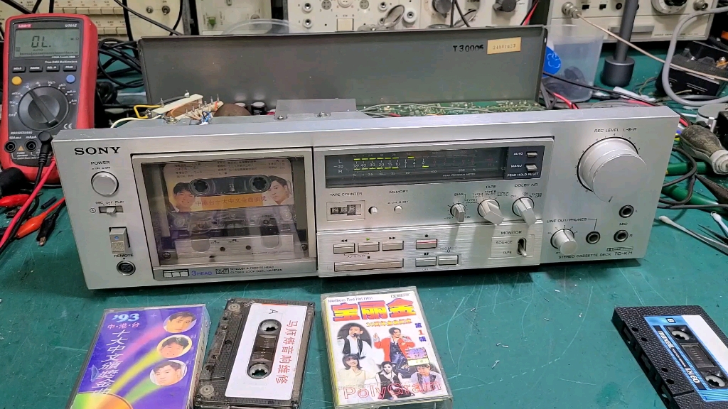 用索尼k71卡座播放一盒老磁带试音90年代流行歌曲晚秋