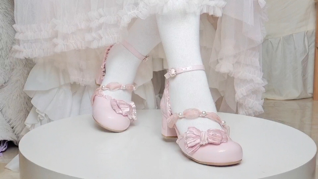 珍珠匣子lo鞋试穿～lolita鞋子