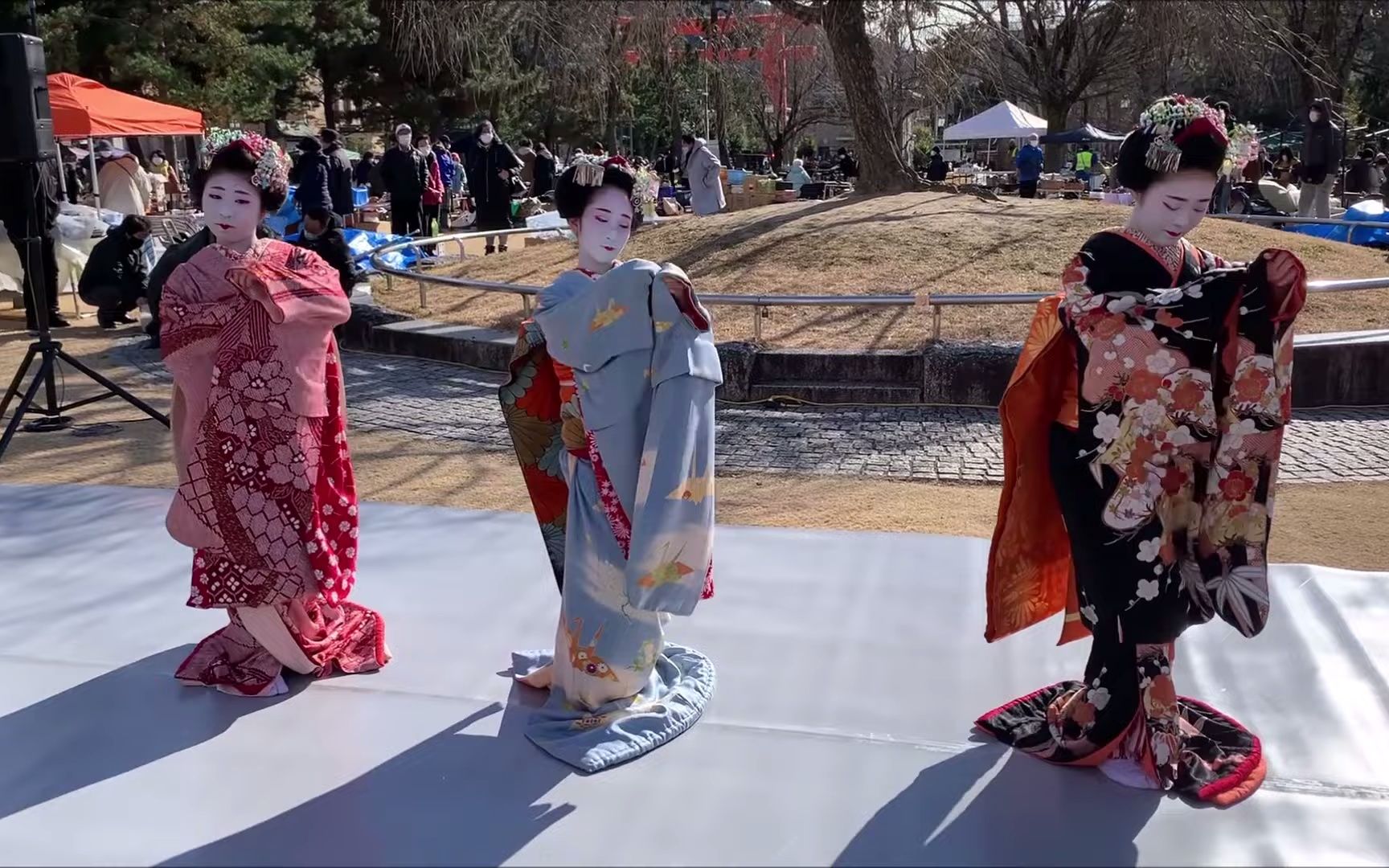 先斗町舞妓\秀芙美 秀多恵 秀咲季\祇园小呗・鸭川小呗哔哩哔哩bilibili