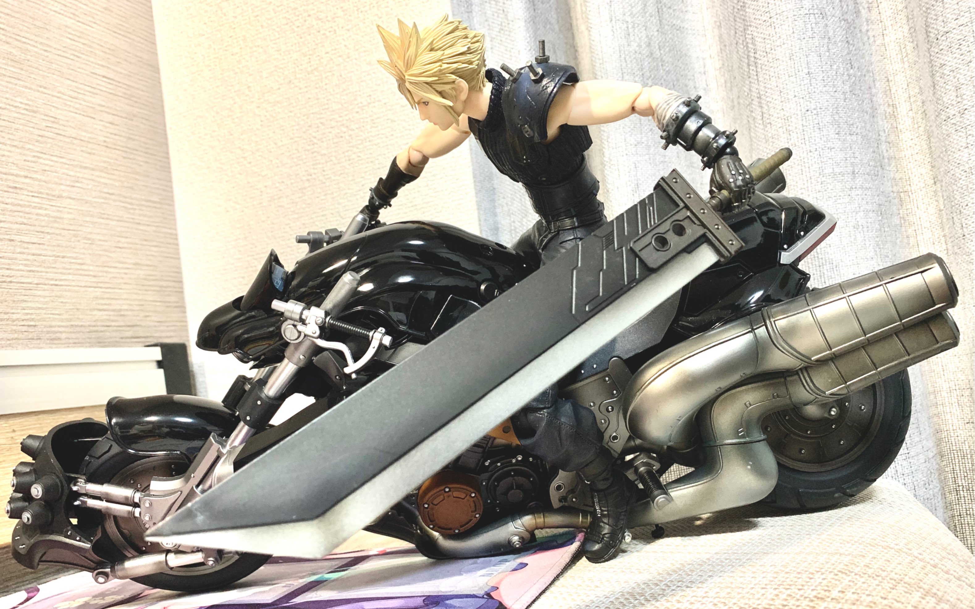 价钱全在这摩托车上了【最终幻想7重置版】 典藏版 pa改克劳德&摩托车