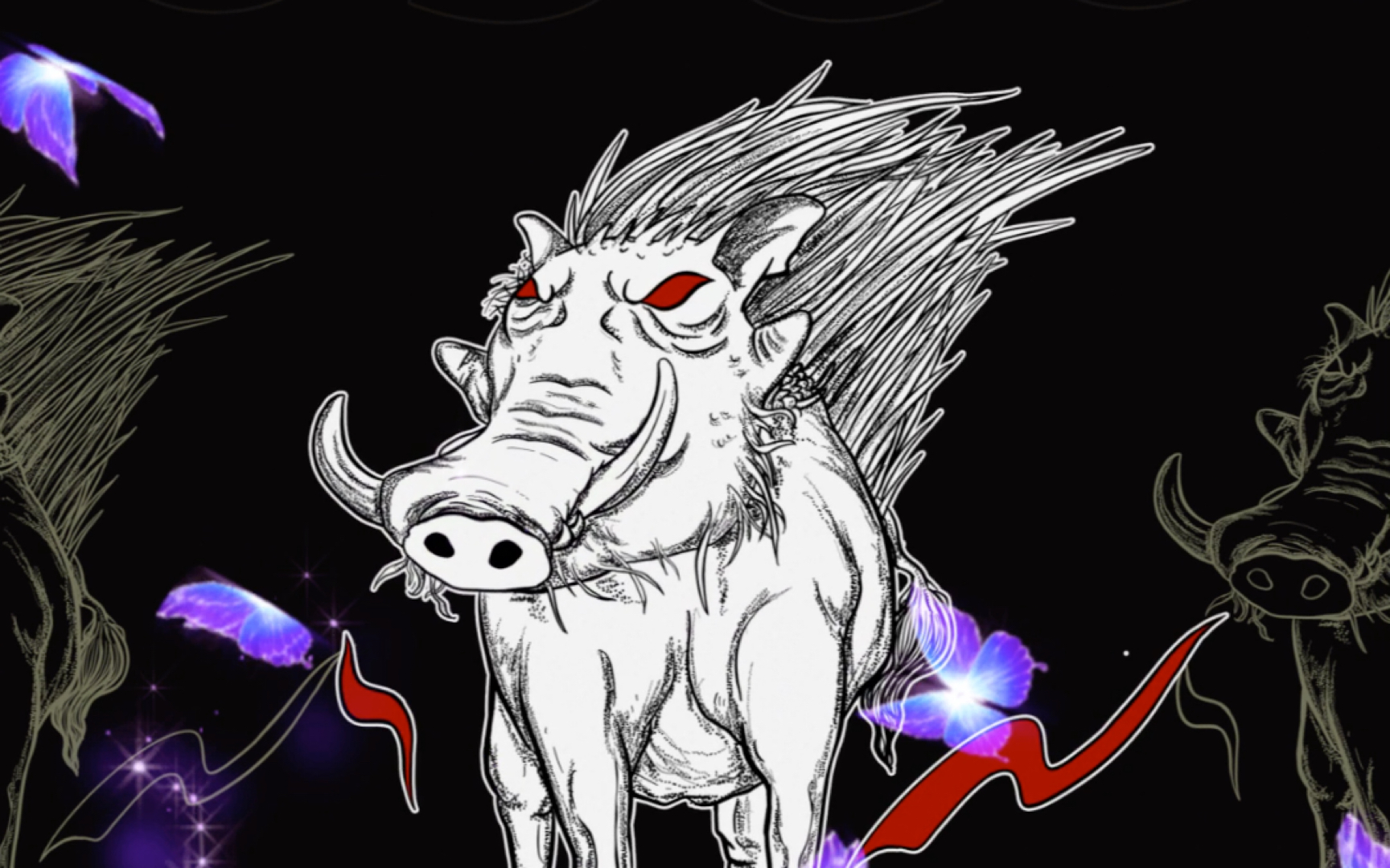 【procreate 】山海经异兽-豪彘