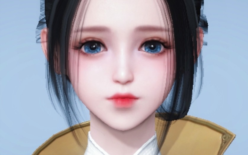 【心意原创/剑侠世界3少女捏脸】若曦_哔哩哔哩bilibili_剑网3