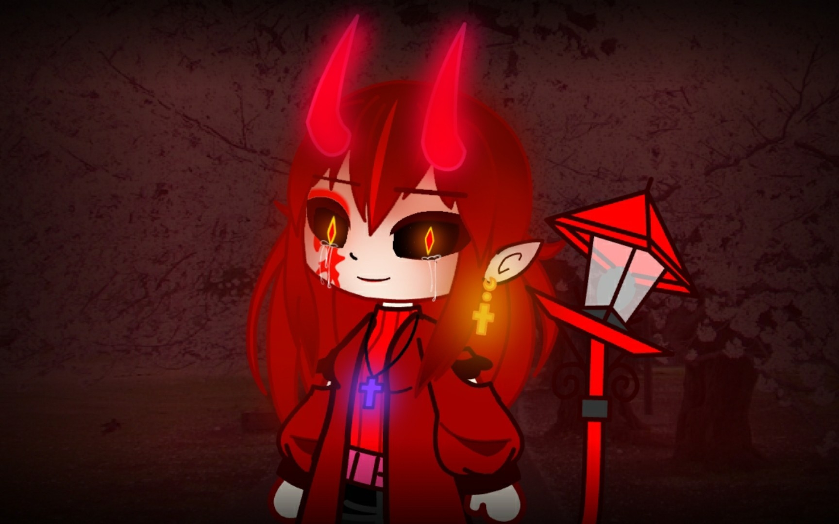 我眼睛里只有两种颜色,"黑红"我