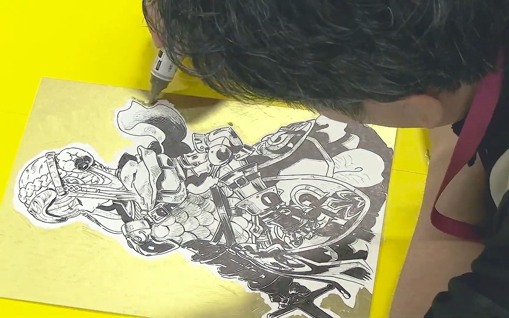 [图]星之海洋6 原画创作实况（STAR OCEAN THE DIVINE FORCE akiman - Original Art Piece Timelapse）