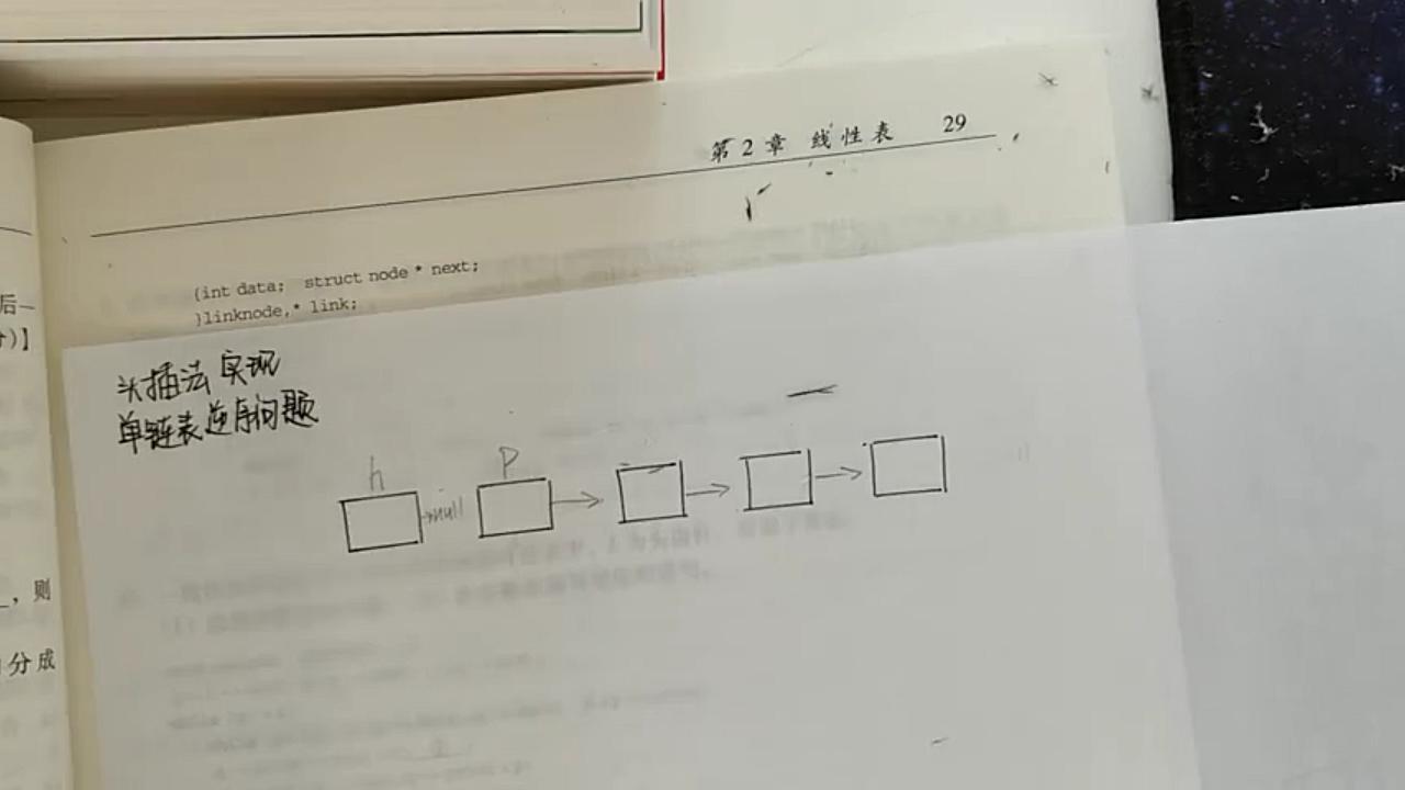 【数据结构】头插法实现单链表逆序问题哔哩哔哩bilibili