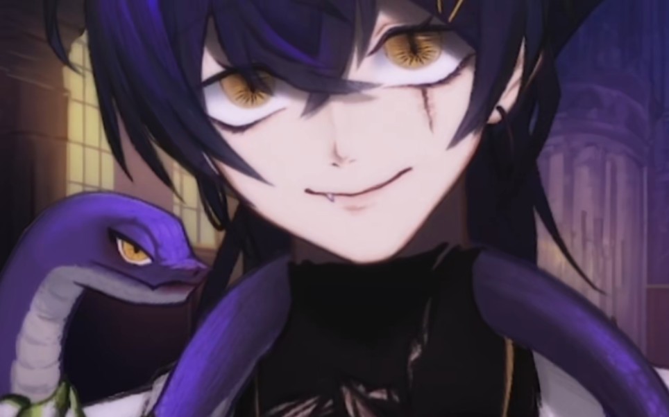 【live2d模型展示】长着蛇瞳的男生眼睛会黑化吗?