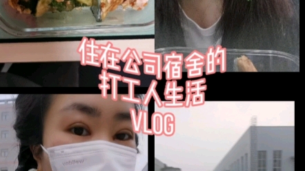 住在公司宿舍的打工人一天做了什么|vlog哔哩哔哩bilibili