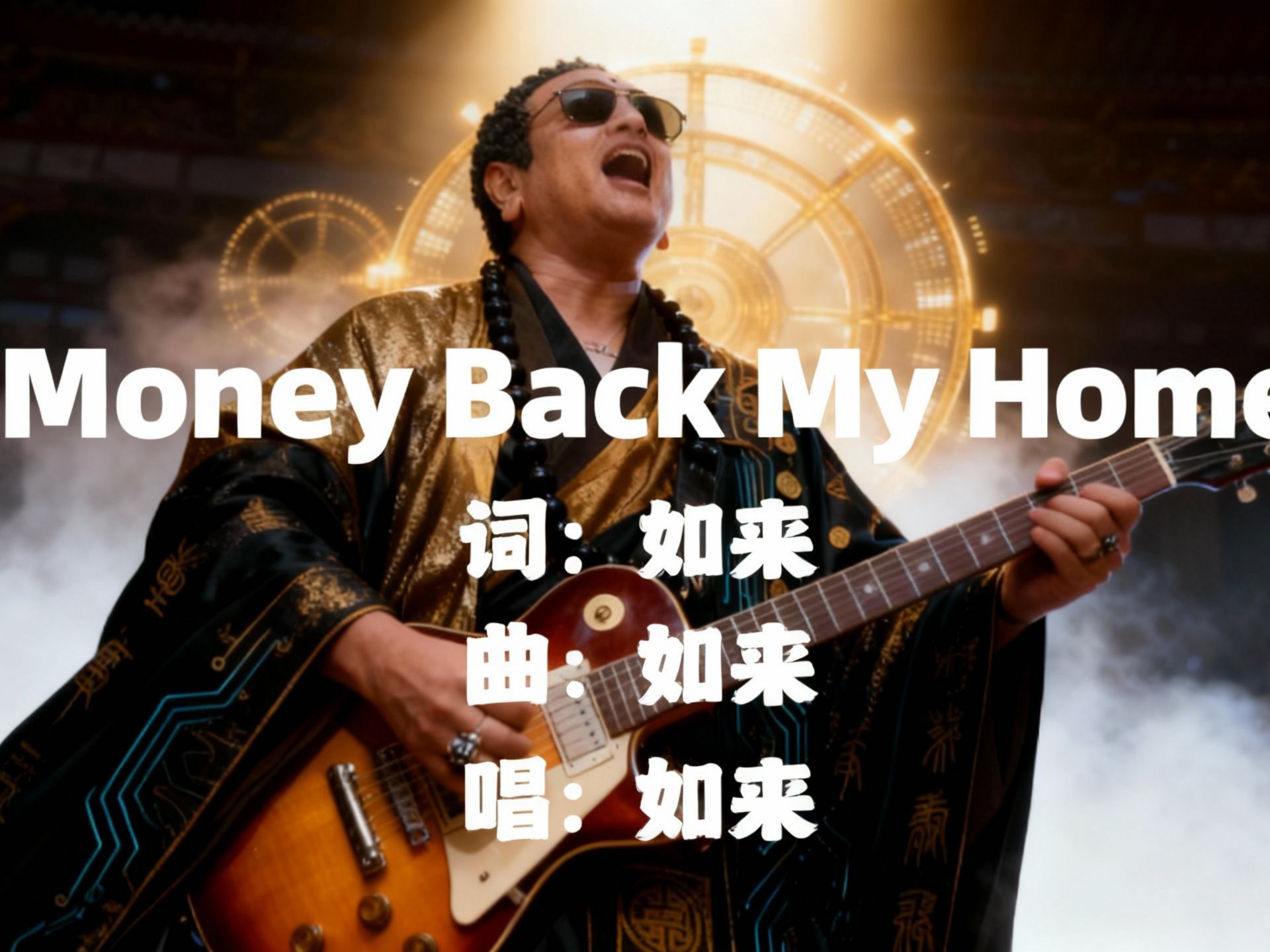 如来《Money Back My Home》MV首发激情献唱！~~转自：猫爷说道AIGC