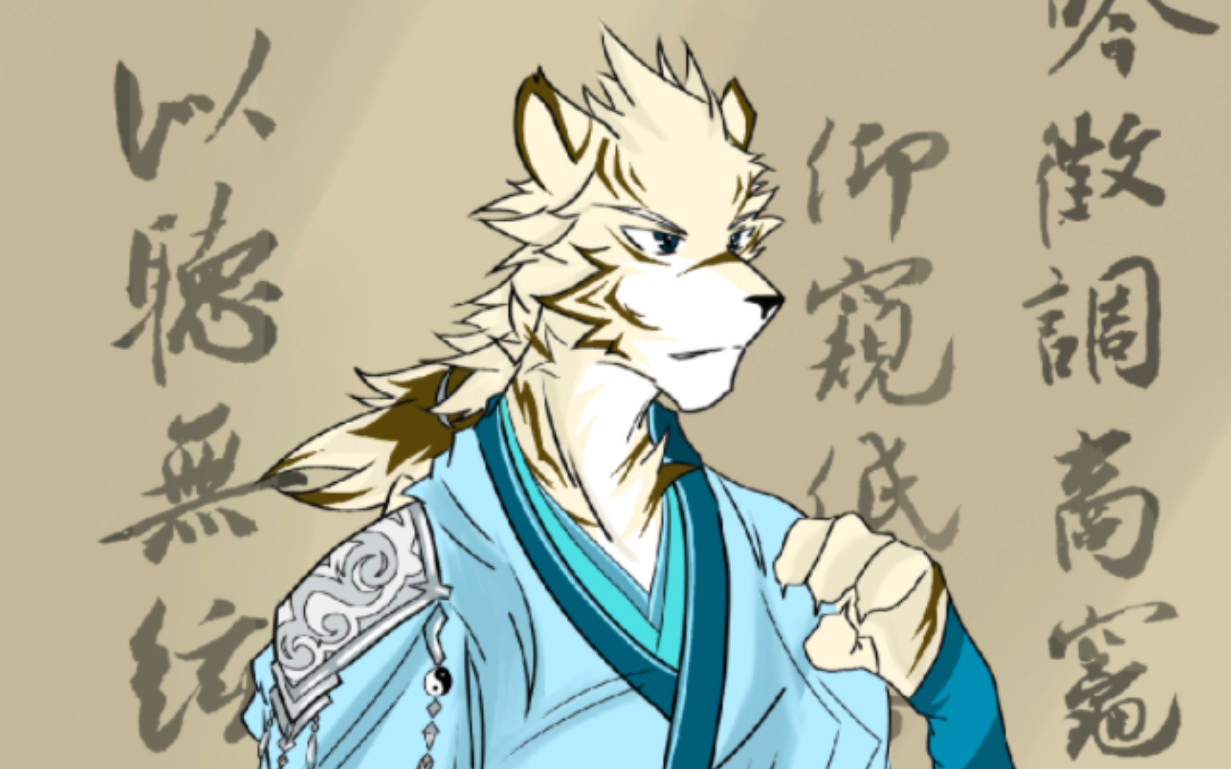 【兽人/古风/绘画】进来看一下古风大猫吗