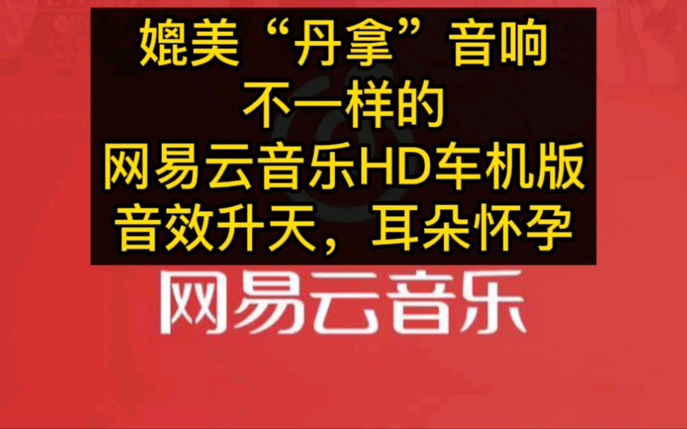 音效升天,耳朵怀孕,媲美“丹拿”音响的网易云音乐HD车机版,你肯定没见过哔哩哔哩bilibili