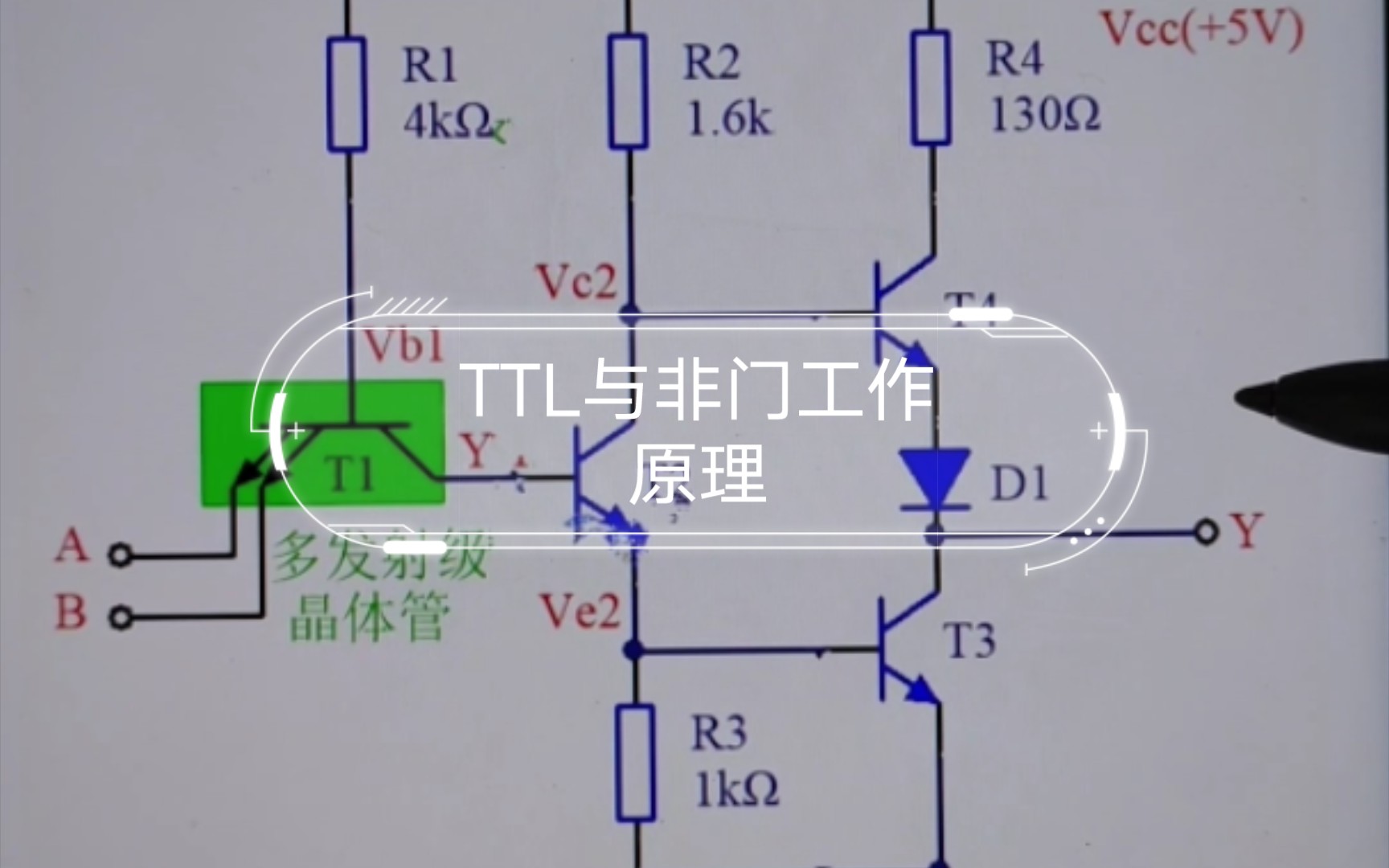 TTL与非门工作原理哔哩哔哩bilibili