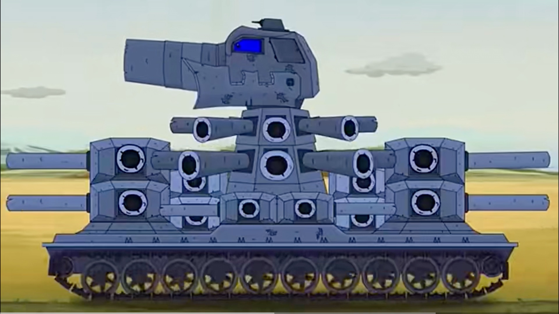 坦克动画:两个44战马克44