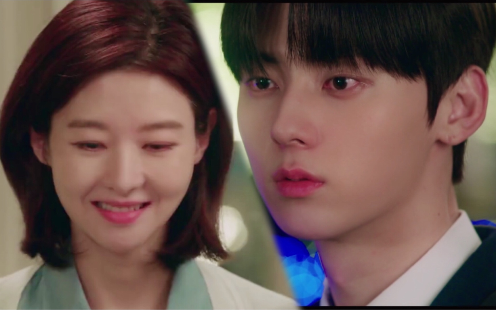 "果然优秀帅气男主都有个优雅美丽的妈妈 "| 黄旼