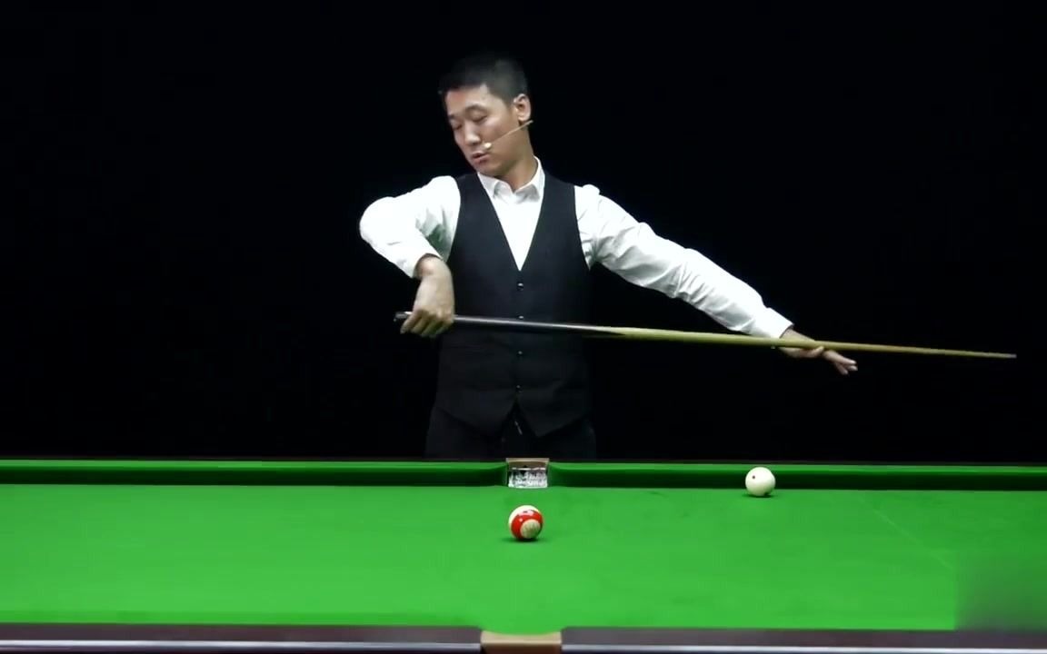 握杆教学著名台球教练石家班石鑫台球教学