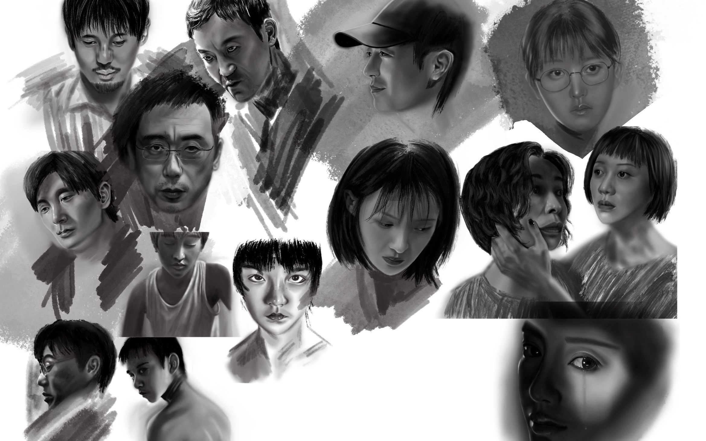 第一次画人物 2020悬疑剧人物