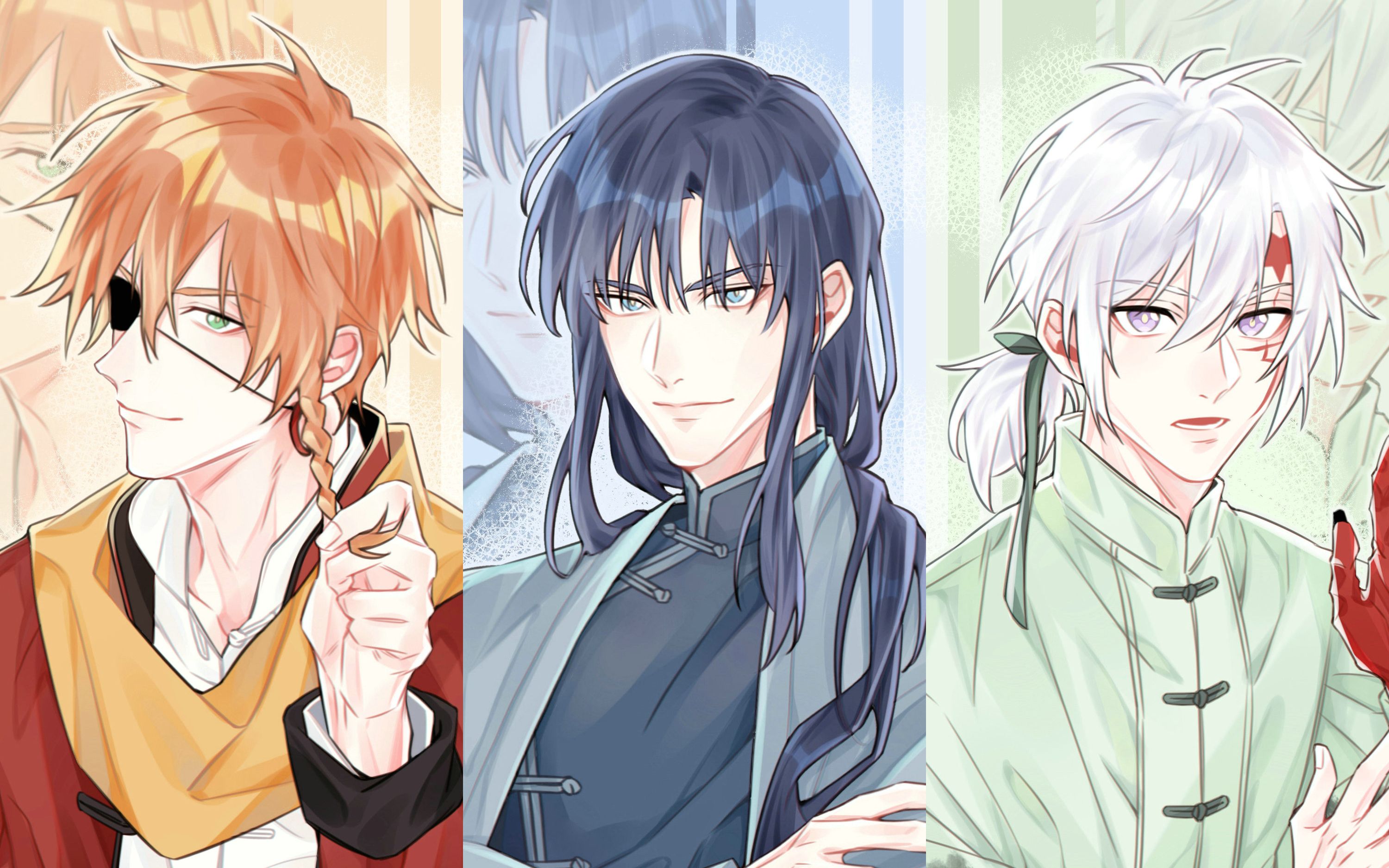 【sai】拉比/神田优/亚连 绘画过程【驱魔少年】