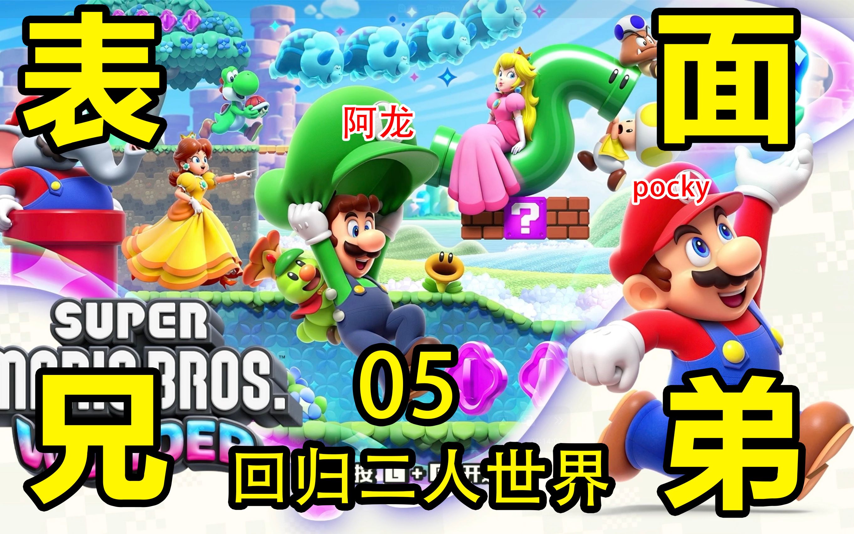 【表面兄弟】05回归二人世界switch马里奥兄弟惊奇实况