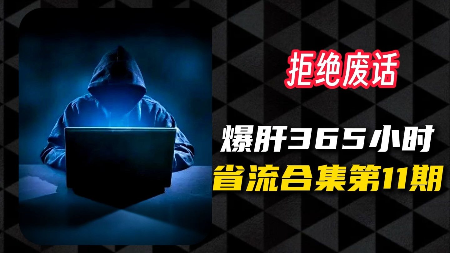 爆肝356小时，省流合集第11期！
