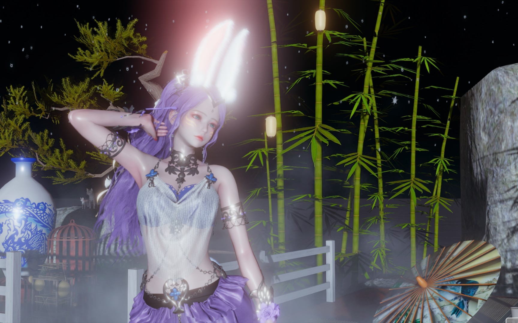 mmd4k千盏永劫无间迦南古风舞蹈