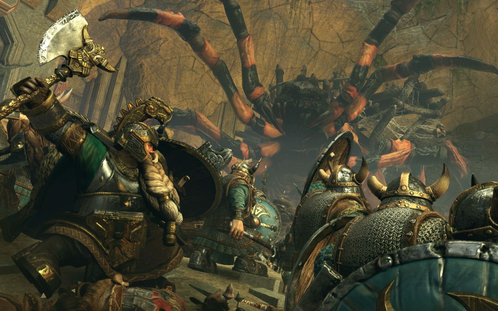 【战锤全面战争】此乃终焉之战,英灵们身甲持盾,昂首挺胸走向他们的