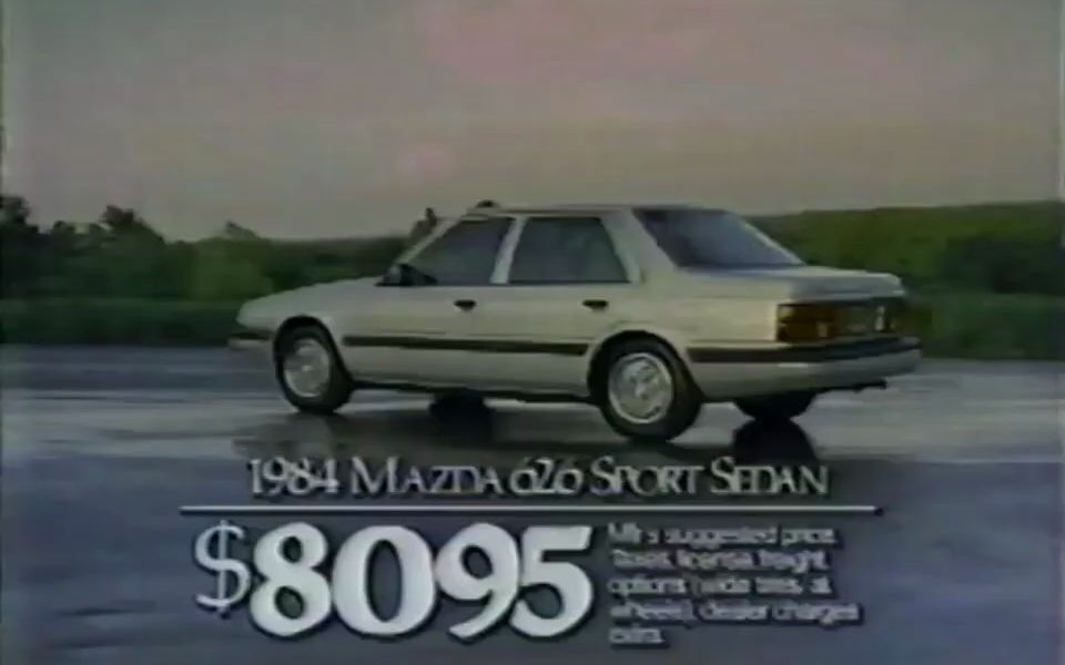 1984年马自达第二代626美国英语区电视广告30秒(福特初代天王星的原型