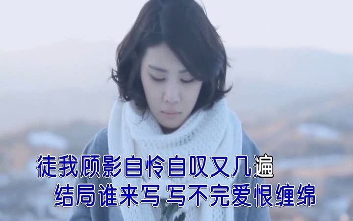 是七叔呢《半生雪》MTV国语KTV完整版哔哩哔哩bilibili